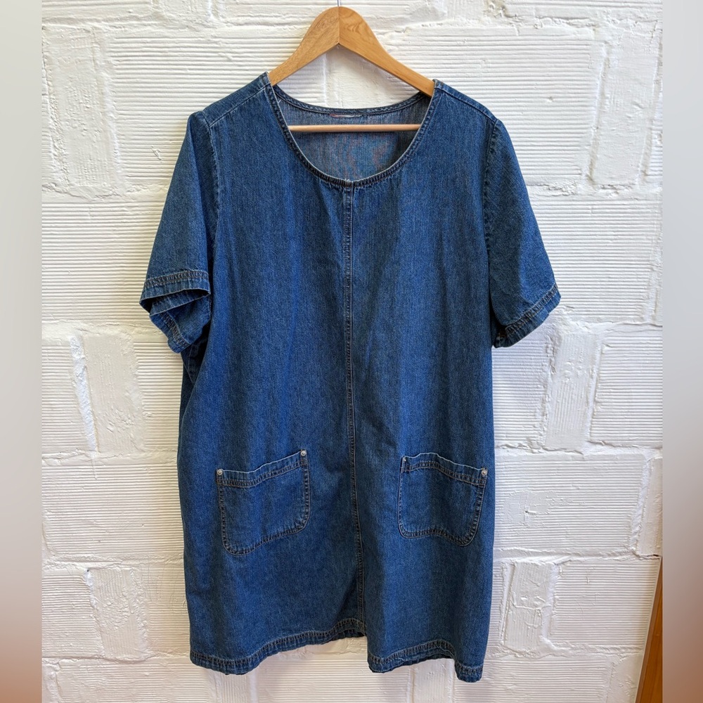 Denim Shift dress